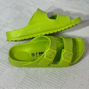 Birkenstock Arizona EVA‎ Active Lime Sandals Size 36…US 5.5…1017044
